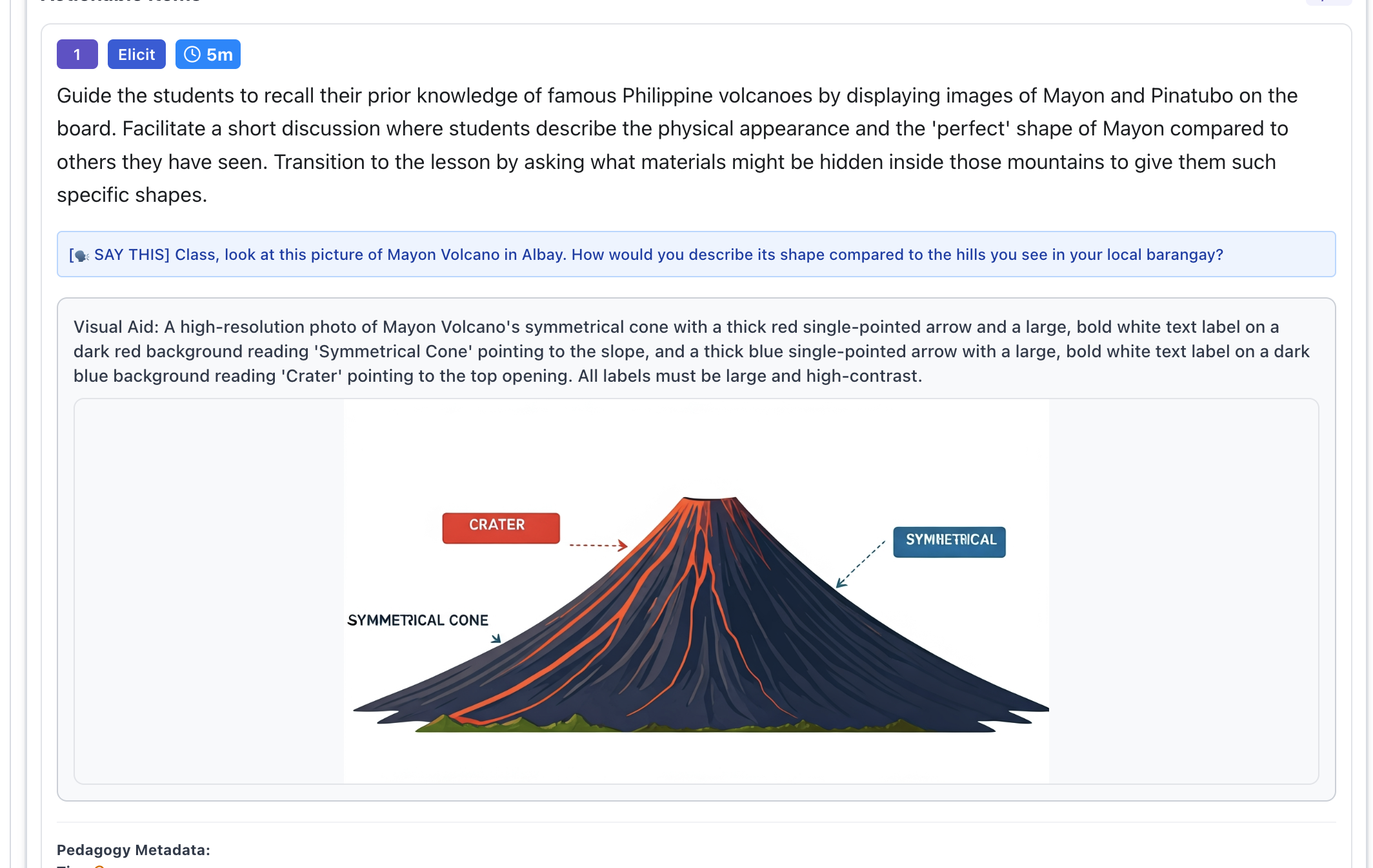 NextGuro AI lesson plan sample